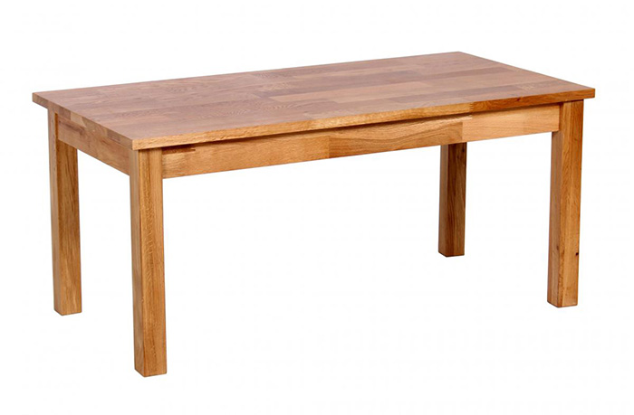 Hyde Solid Oak Coffee Table - Click Image to Close